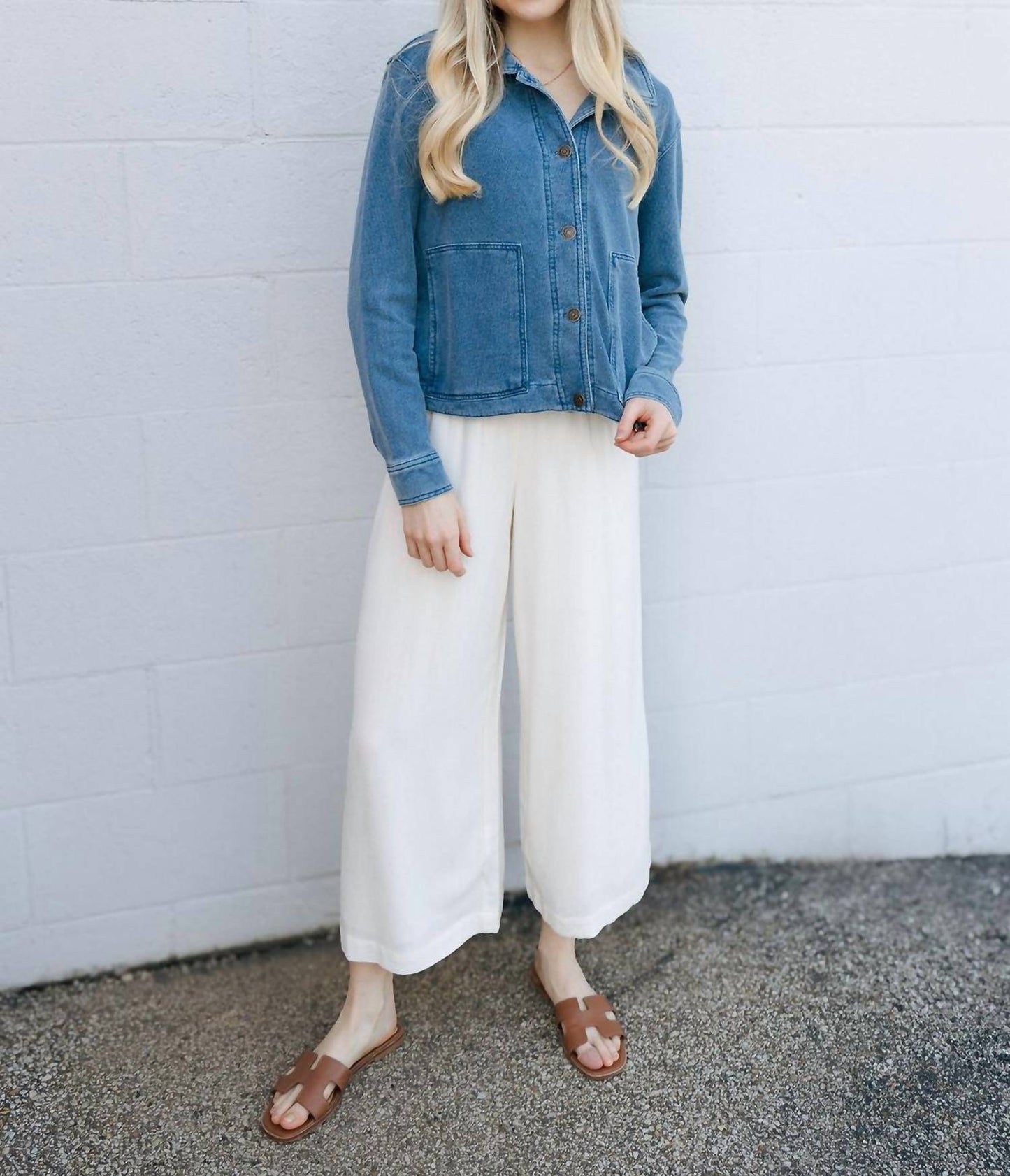 Z Supply - Bel Air Knit Denim Jacket