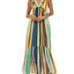 Oliphant - Ruffle V-Neck Maxi Dress