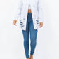 American Bazi - Distressed Button Up Long Sleeve Denim Jacket