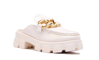 Qupid - Women's Slide In Oxford Mule