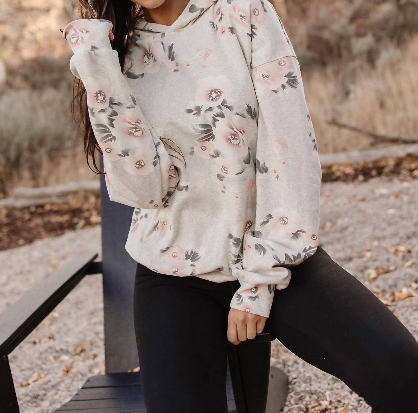 Ampersand Ave - University Floral Hoodie
