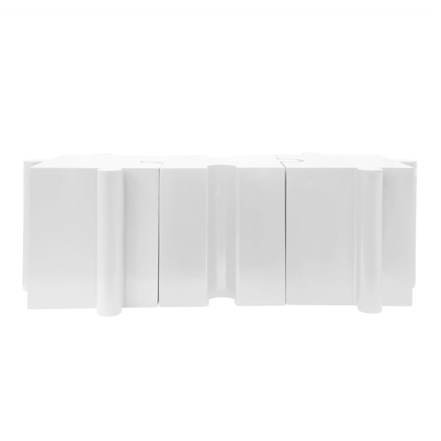 3-Piece Artistic Puzzle Table Set, Modular MGO Side Tables