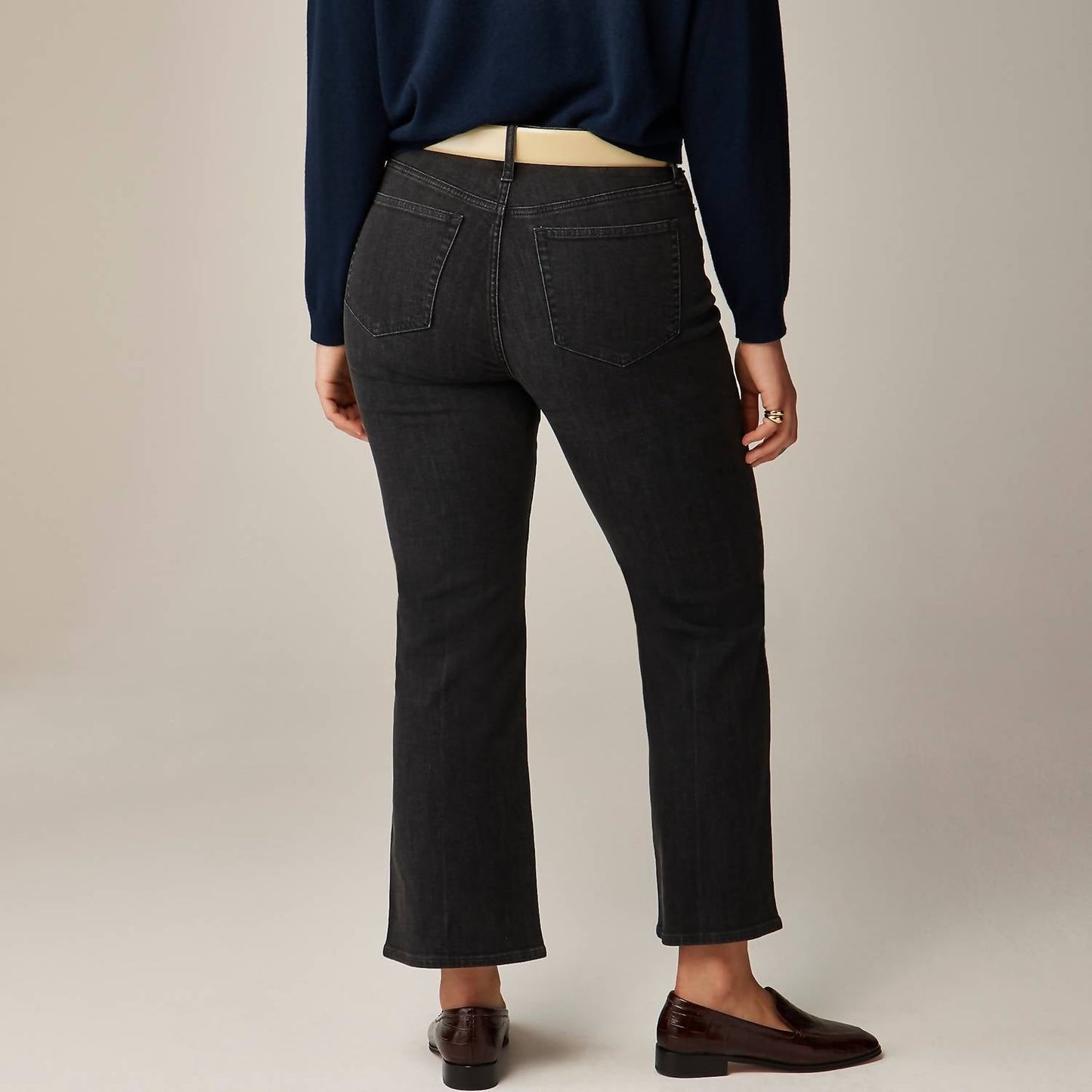 J.Crew - High-rise Cropped Kickout Jean In 1996 Semi-stretch