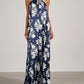 Elan - Capri Floral Halter Maxi Dress