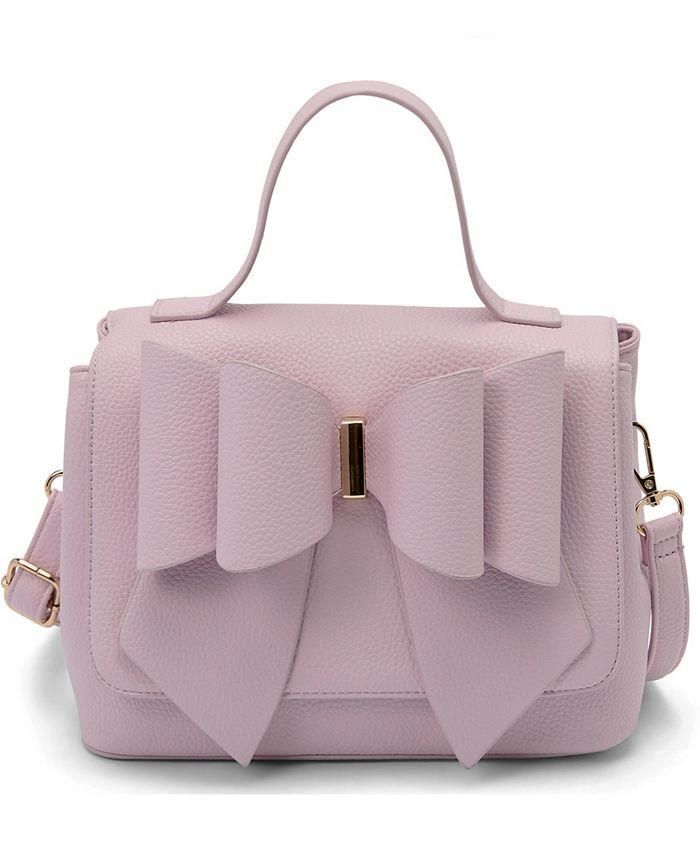 Like Dreams Women's Eva Double Bowtie Crossbody Bag Purple Size Regular