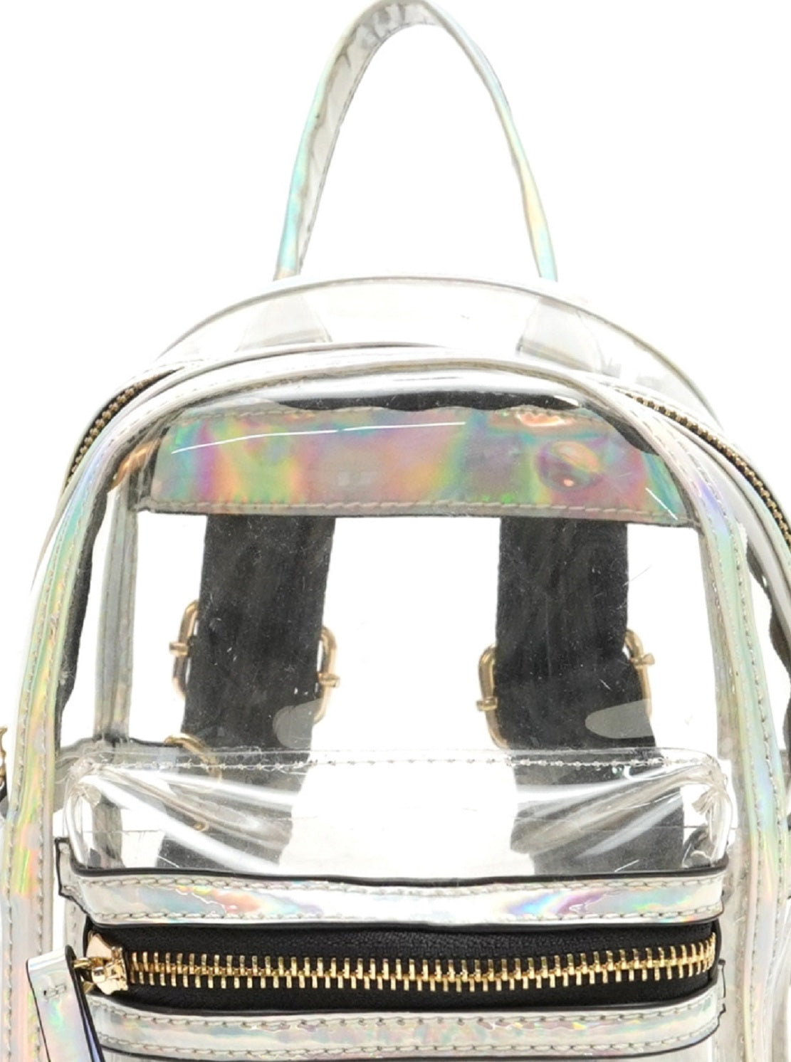 Like Dreams Women's Clear Mini Backpack Bag Gray Size Regular