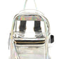 Like Dreams Women's Clear Mini Backpack Bag Gray Size Regular