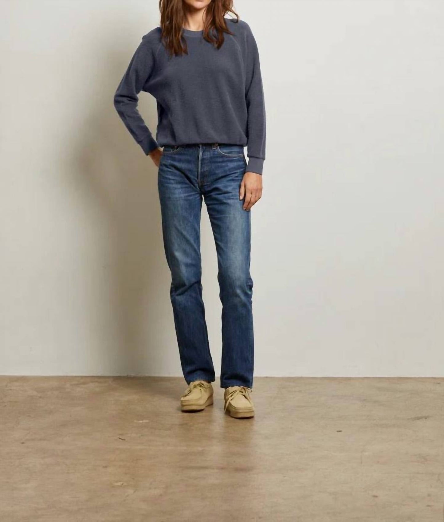 Perfectwhitetee - Women's Ziggy Fleece Shrunken Top