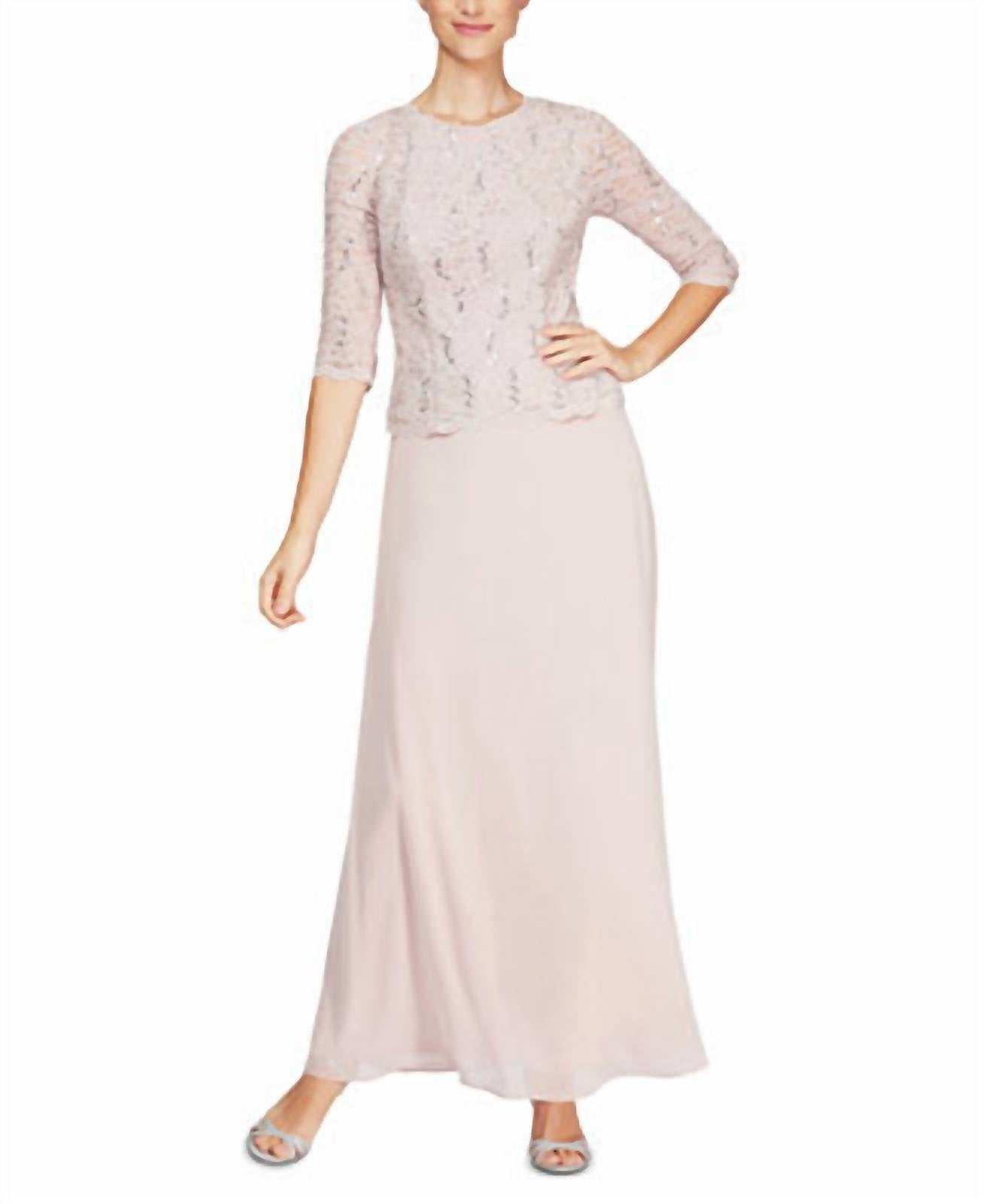 Alex Evenings - Women's Tea Length Coctail Dress