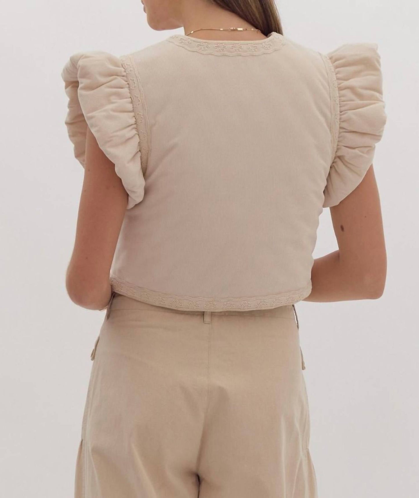 Entro - Embroidered Vest Top