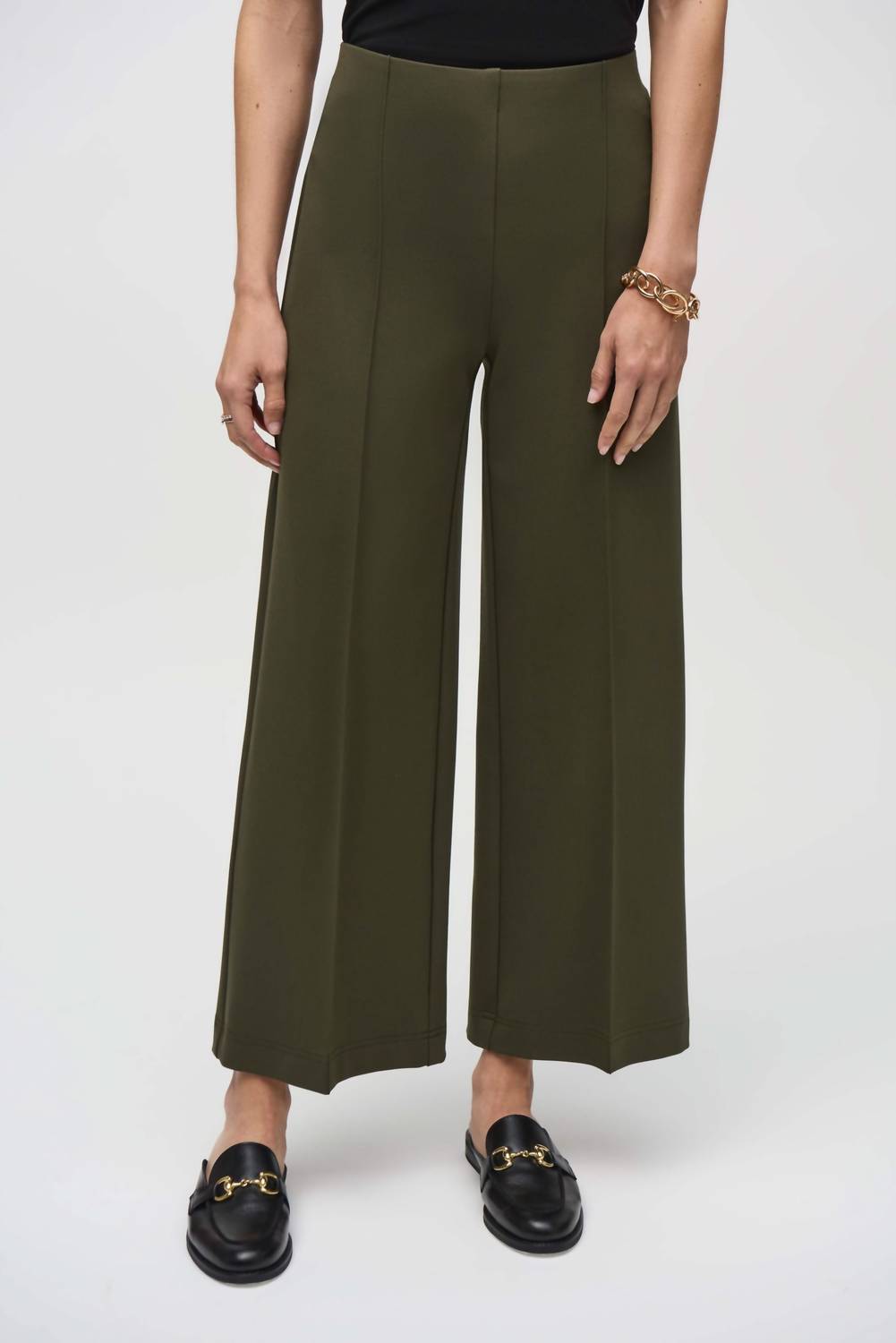 Joseph Ribkoff - Pintuck Pull On Culotte Pant