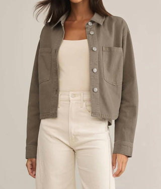 Z Supply - All Day Cropped Denim Jacket