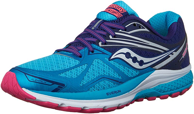 Saucony Women's Ride 9 Navy/Blue/Pink Size 5 D(W) Us