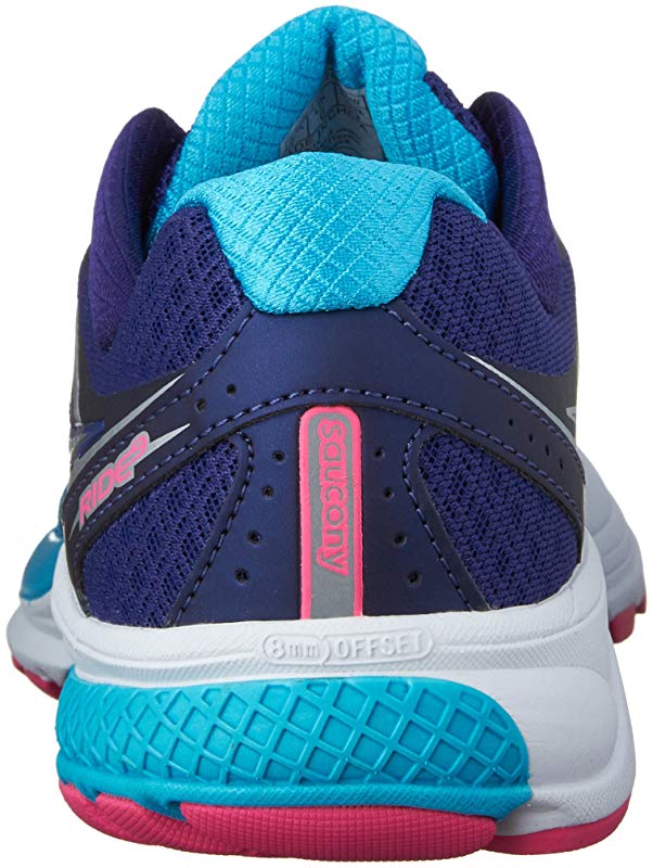 Saucony Women's Ride 9 Navy/Blue/Pink Size 5 D(W) Us