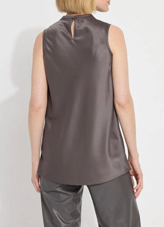 Lysse - Justine Draped Mock Neck Top