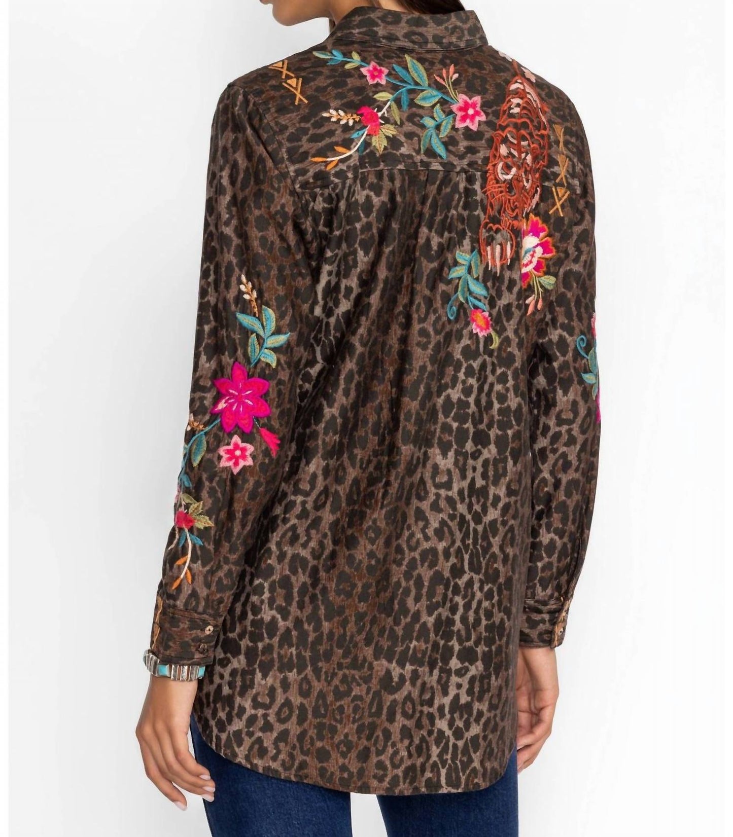 Johnny Was - Nylah Zip Up Shirt Tunic Top