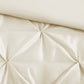 7 Piece Tufted Comforter Set Ivory Cal King