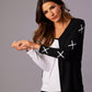 French Kyss - X Sleeve V-neck Top