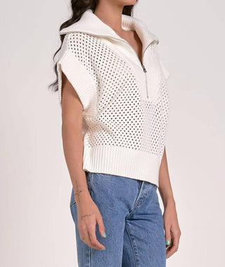 Elan - Allie Zip Up Sweater