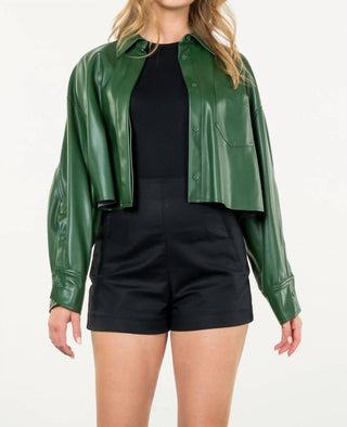 Thml - Cropped Leather Jacket