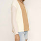 Dee Elly - COLORBLOCK KNIT SWEATER