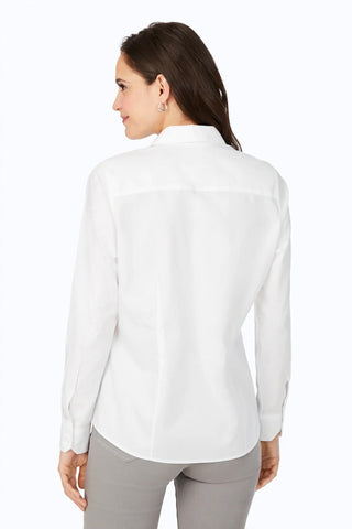 Foxcroft - Dianna Pinpoint Long Sleeve Shirt