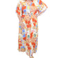 Entro - Abstract Button Down Maxi Dress