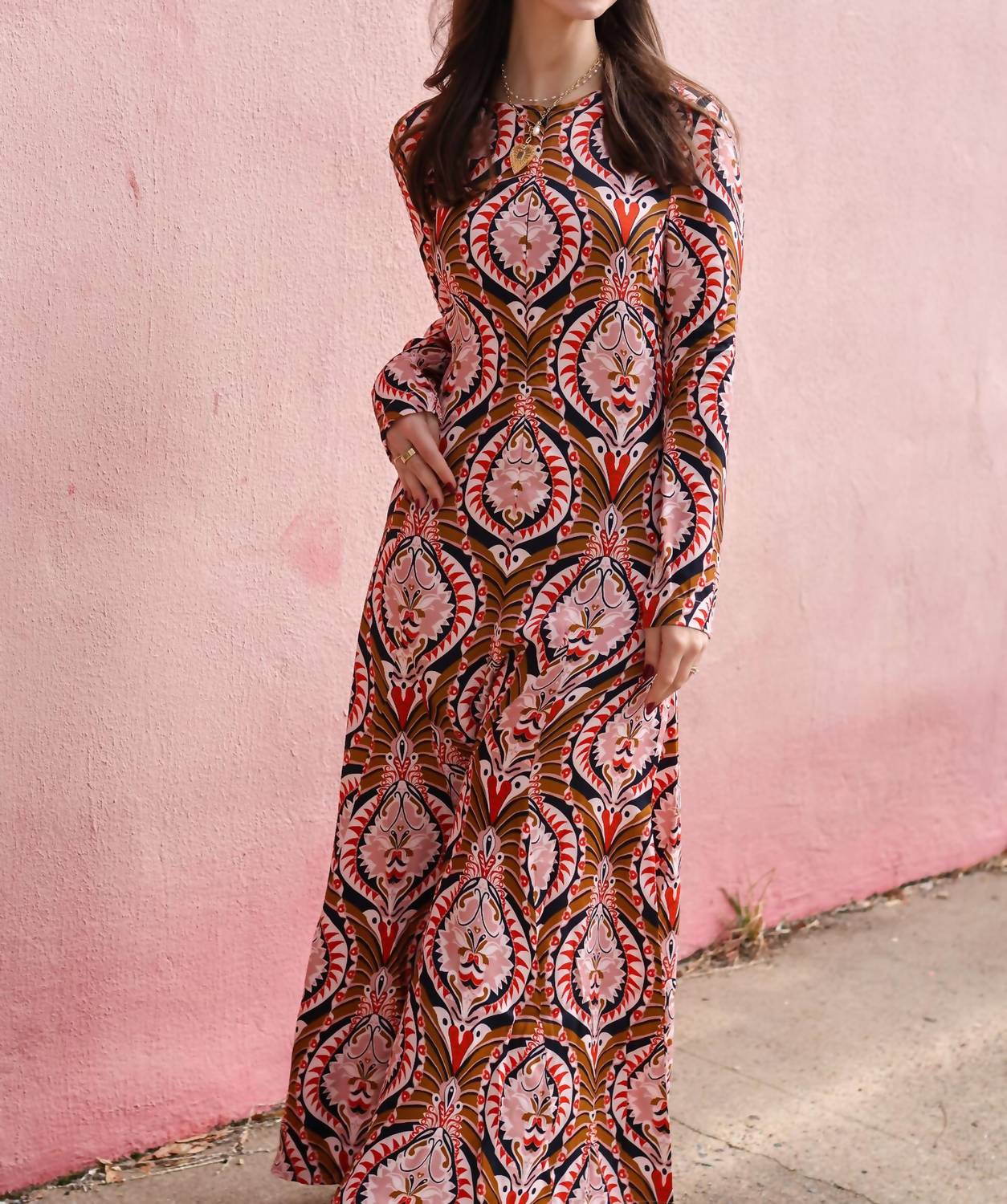 Farm Rio - Pineapple Jewelry Midi Dress
