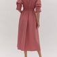 Entro - Collared Midi Dress