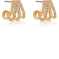 Ettika - Women's Glisten Wing Pave Earrings