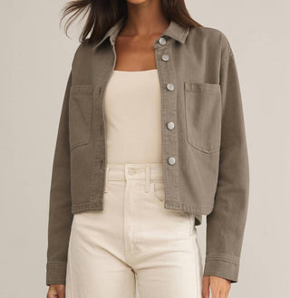 Z Supply - All Day Cropped Denim Jacket