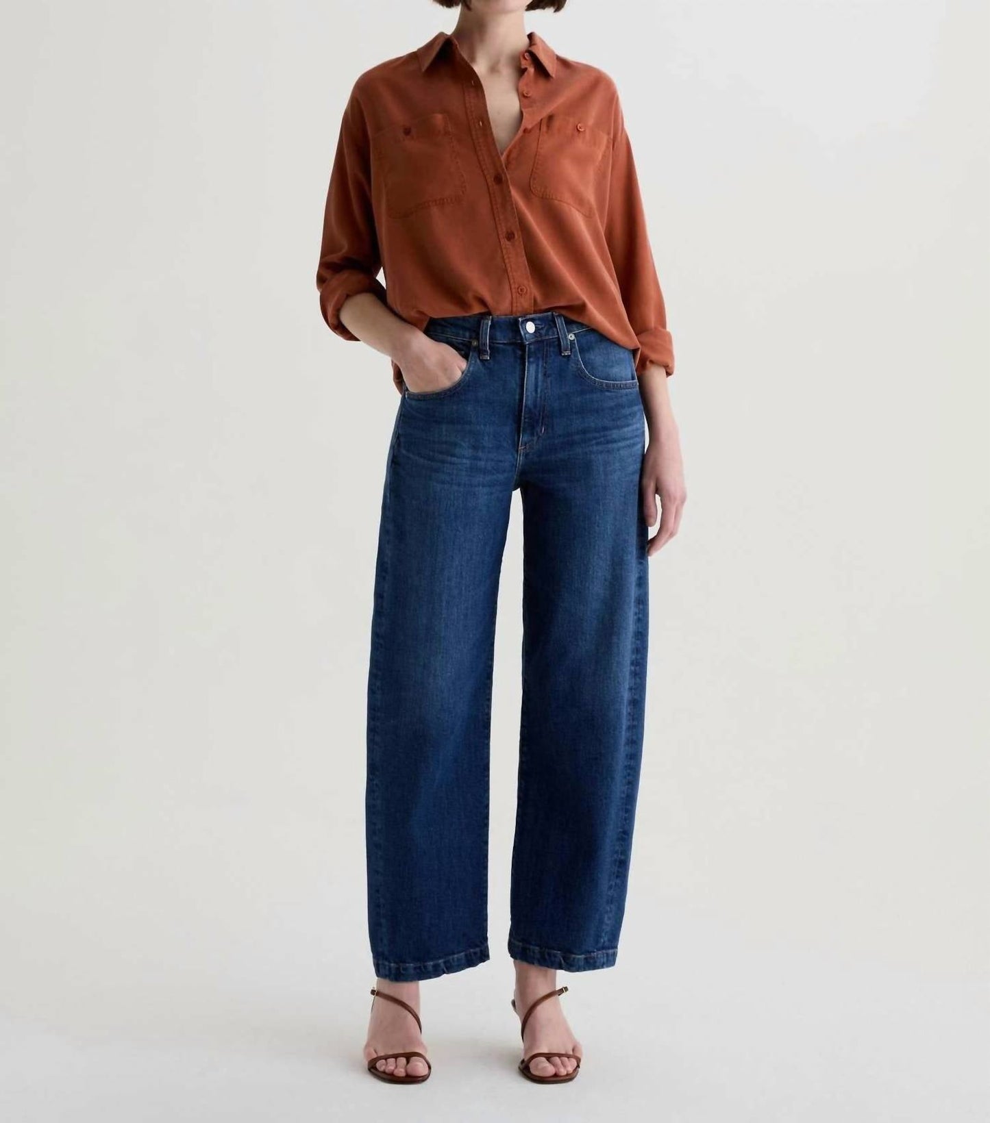 Ag Jeans - Hattie High Rise Barrel Jeans