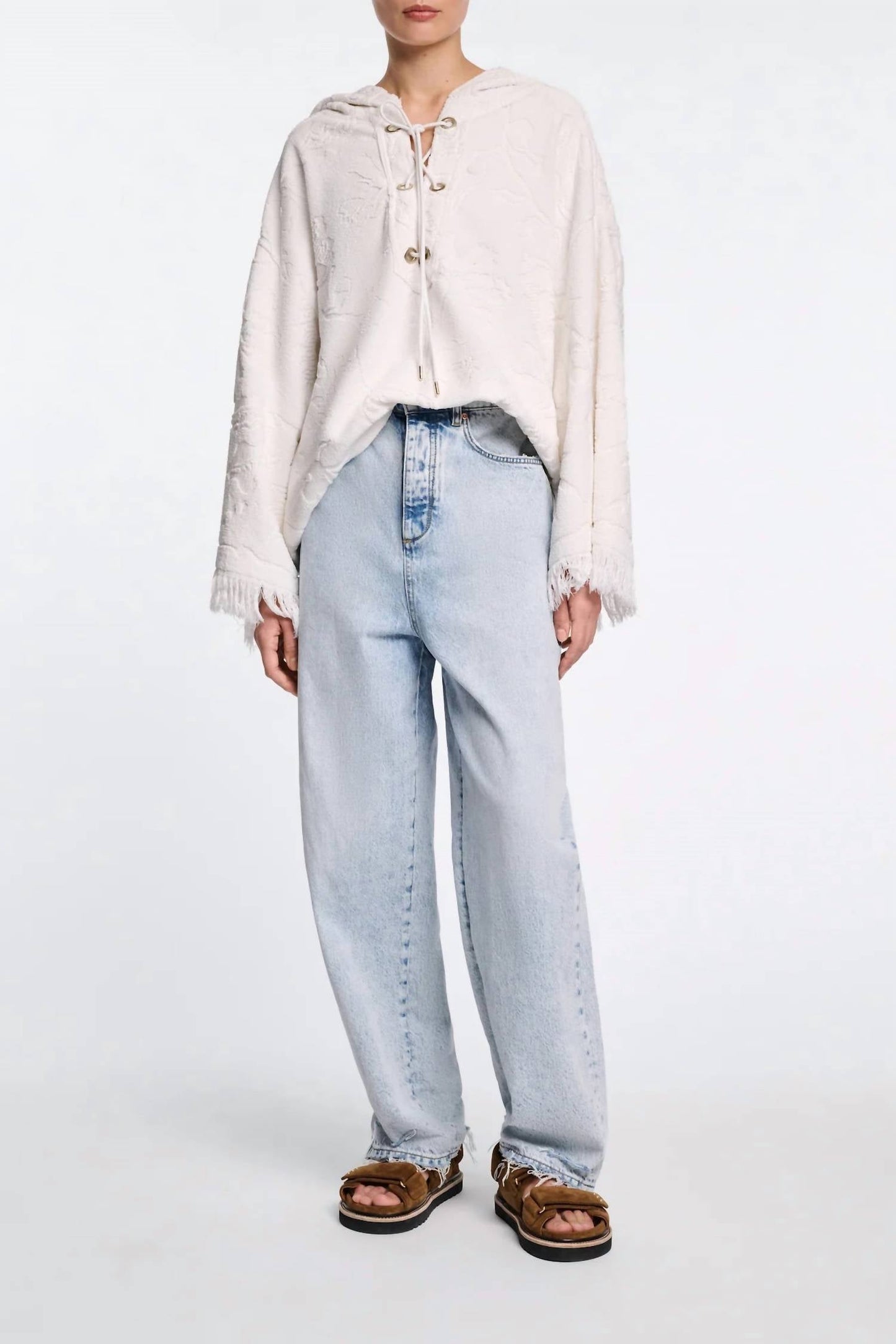 Dorothee Schumacher - Cosy Towelling Cotton Terry Jacquard Hoodie