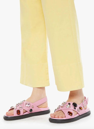 Mother - Maven Wide Hem Ankle High-rise Pants