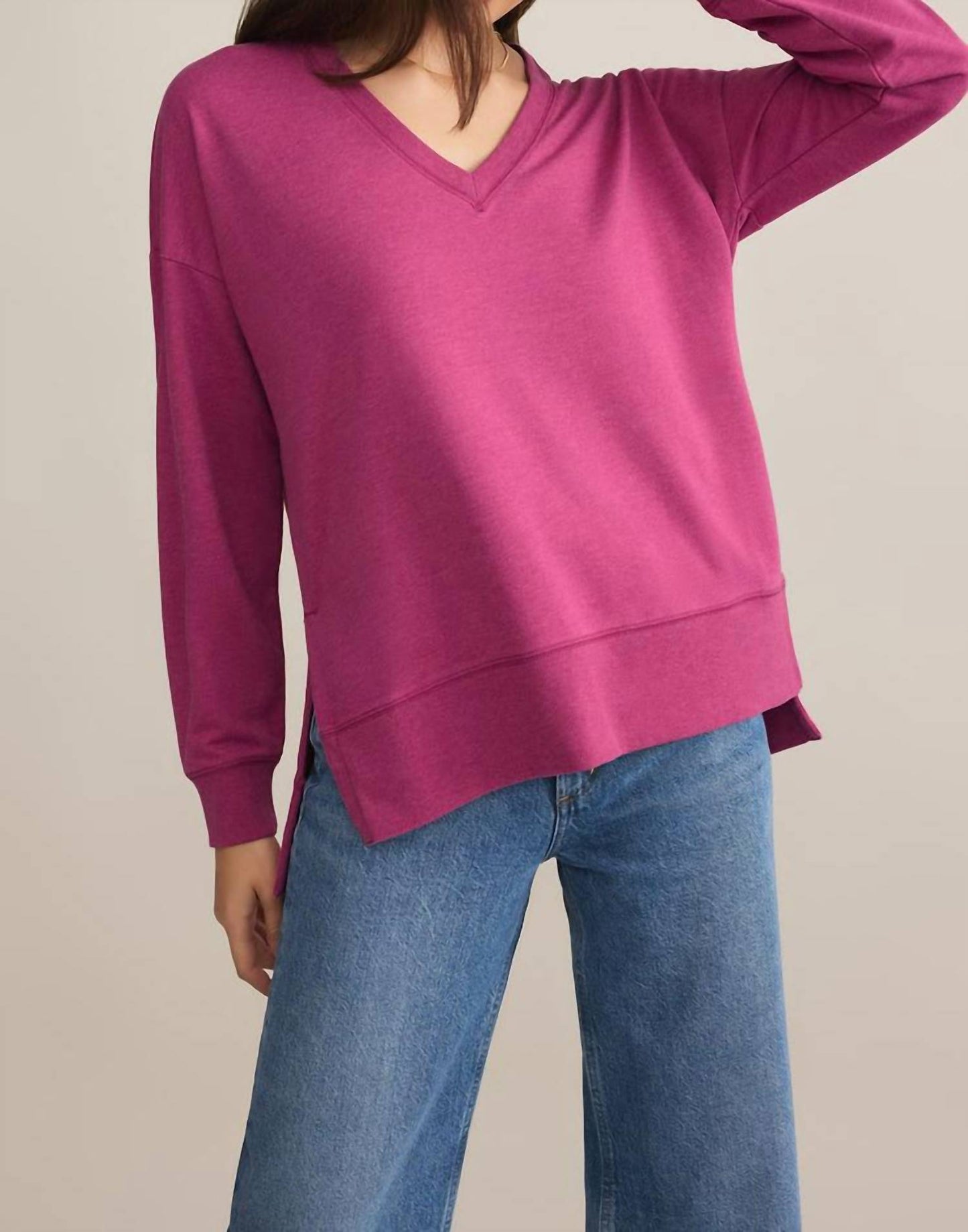 Z Supply - Modern V-neck Weekender Sweatshirt