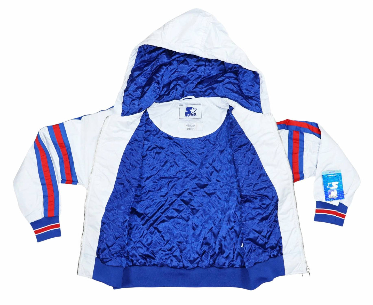 Starter - Women's New York Giants Nfl Football Hooded Full Zip Jacket