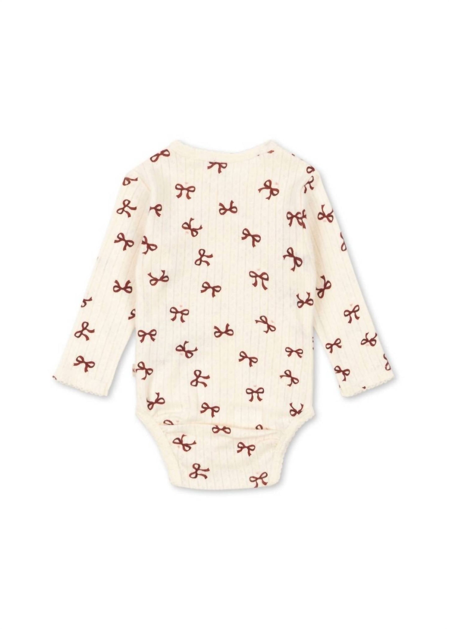 Konges Sløjd - Baby's Minnie Bow Rouge Onesie