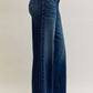 Judy Blue - High Waist Palazzo Front Patch Pockets Jeans