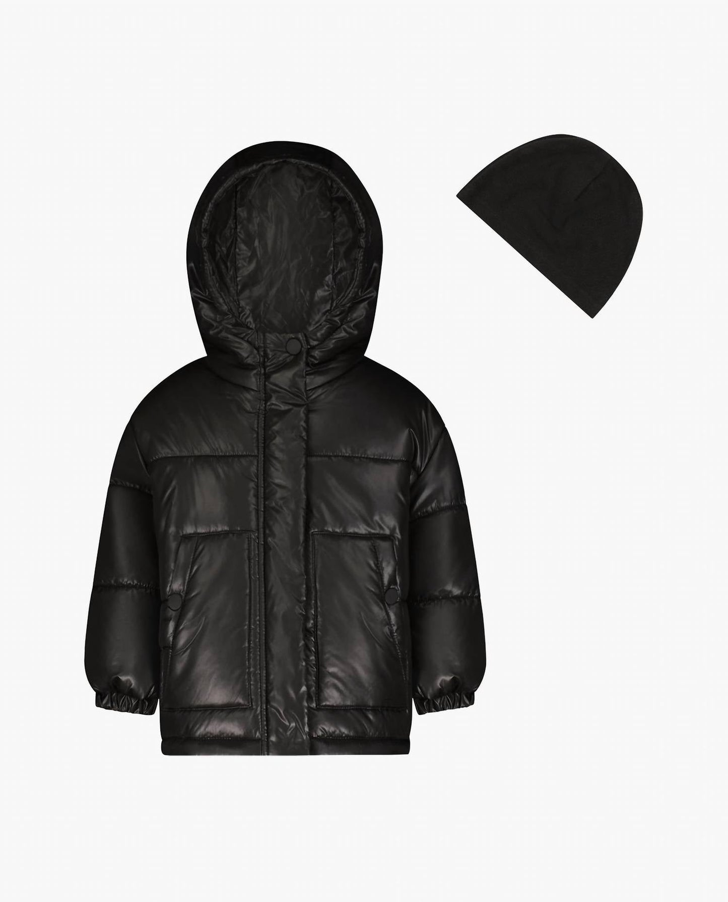 London Fog - Girls Zip-front Heavy Weight Puffer Jacket