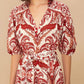 Farm Rio - TROPICAL CAMEO BELTED MAXI DRESS