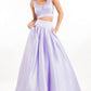 Rachel Allan - Lace Matte Satin Two-piece Ball Gown