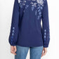 Johnny Was - BISHOP SLEEVE HENLEY TEE LAURA