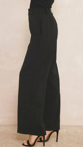 Entro - Women's Black Slacks