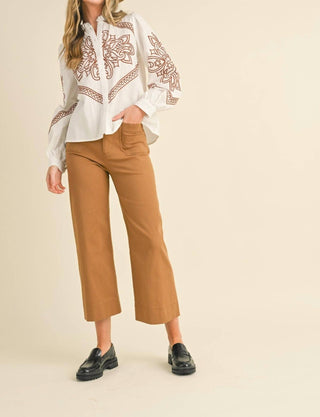&Merci - Lanie Embroidered Top