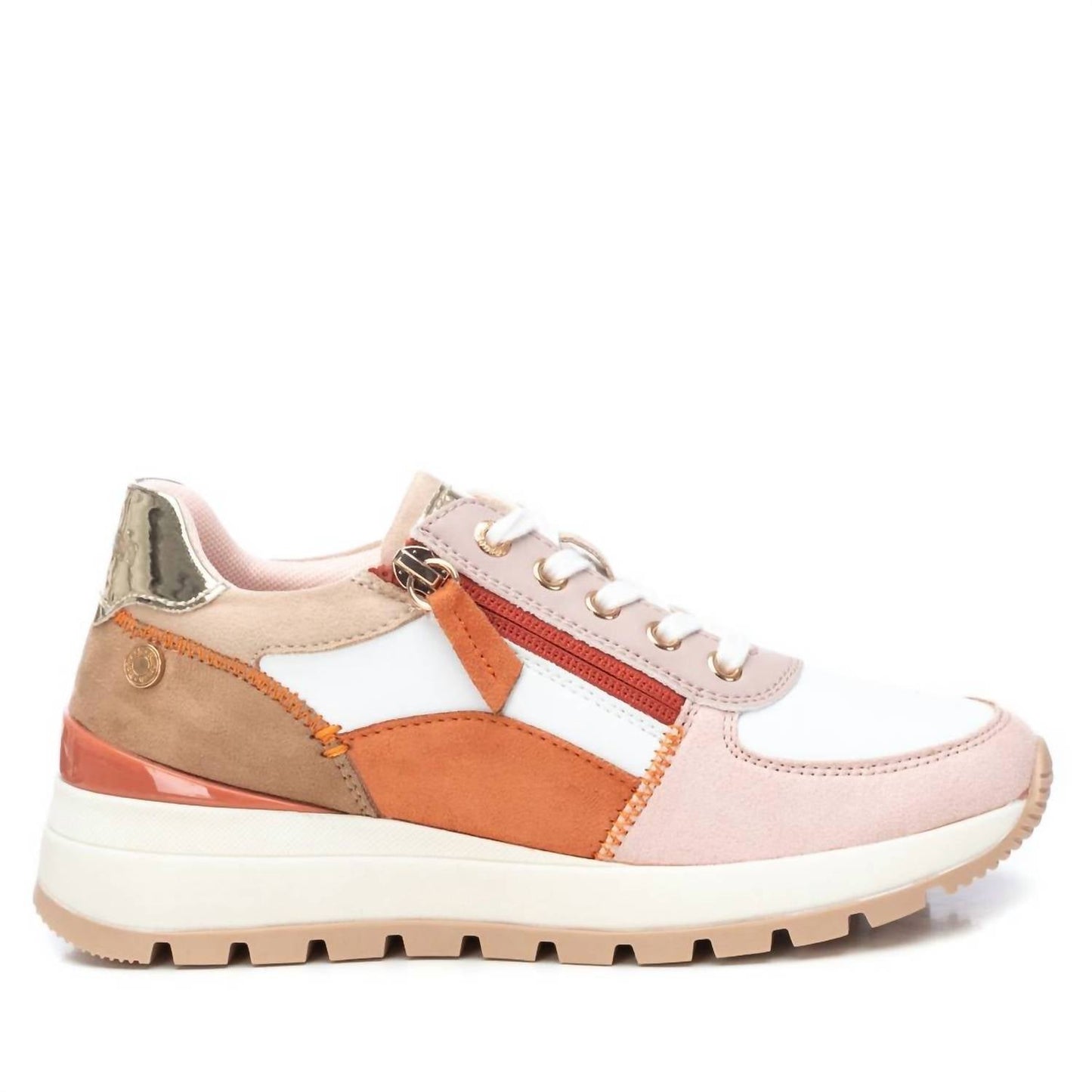 Xti - Women's Casual Sneakers With Side Zipper