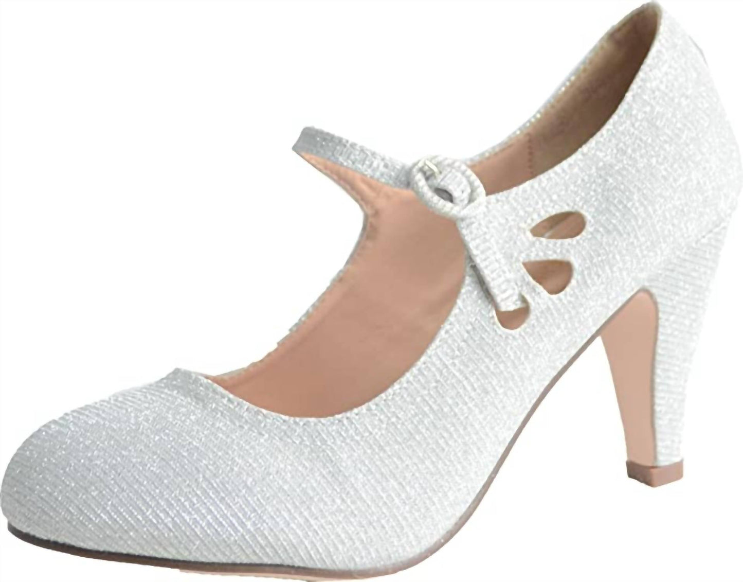 Chase + Chloe - Women's Kimmy Rounded Toe Slip On Sandals