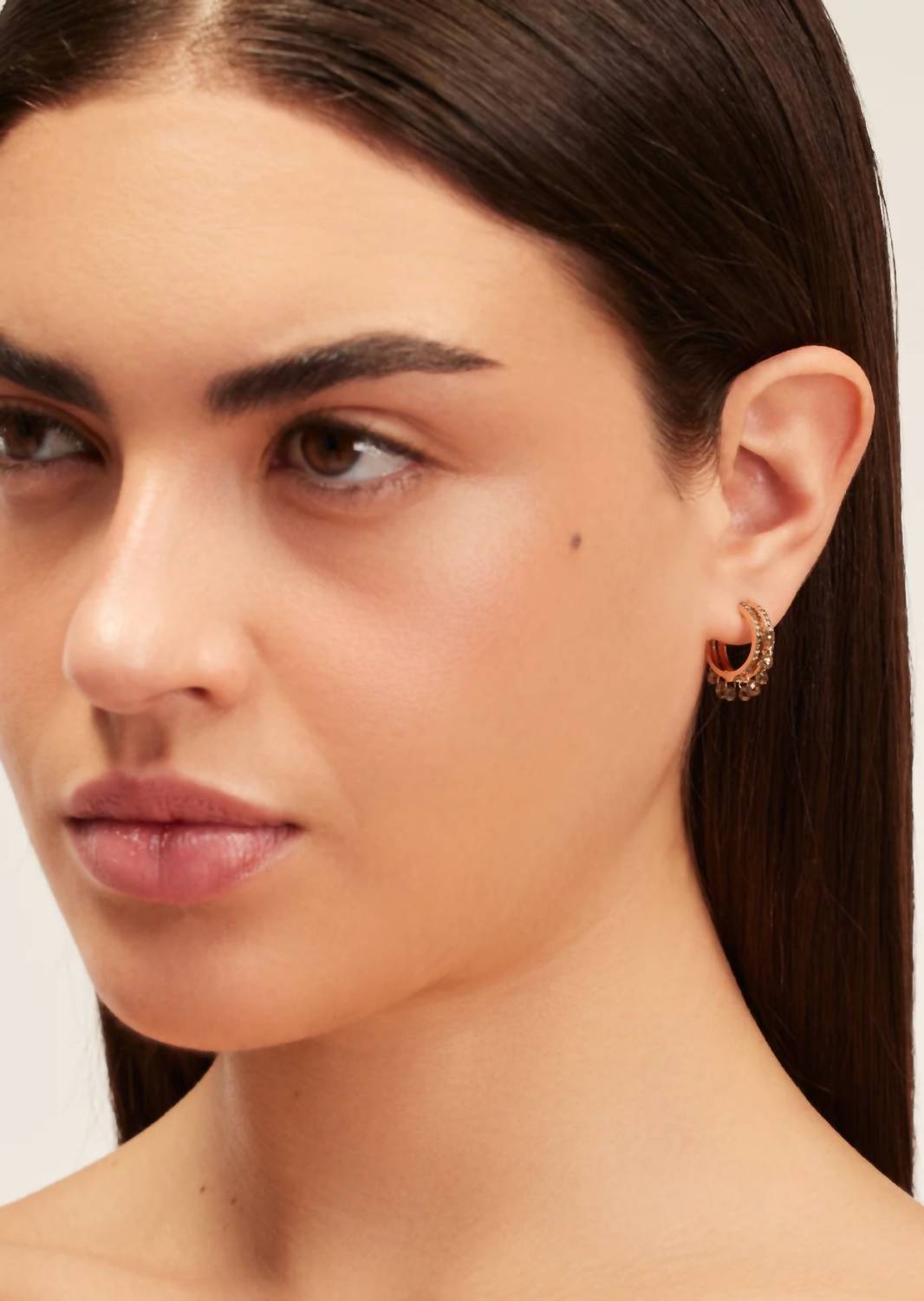 Kismet - Women's Esmeralda Pave Hoop Earrings