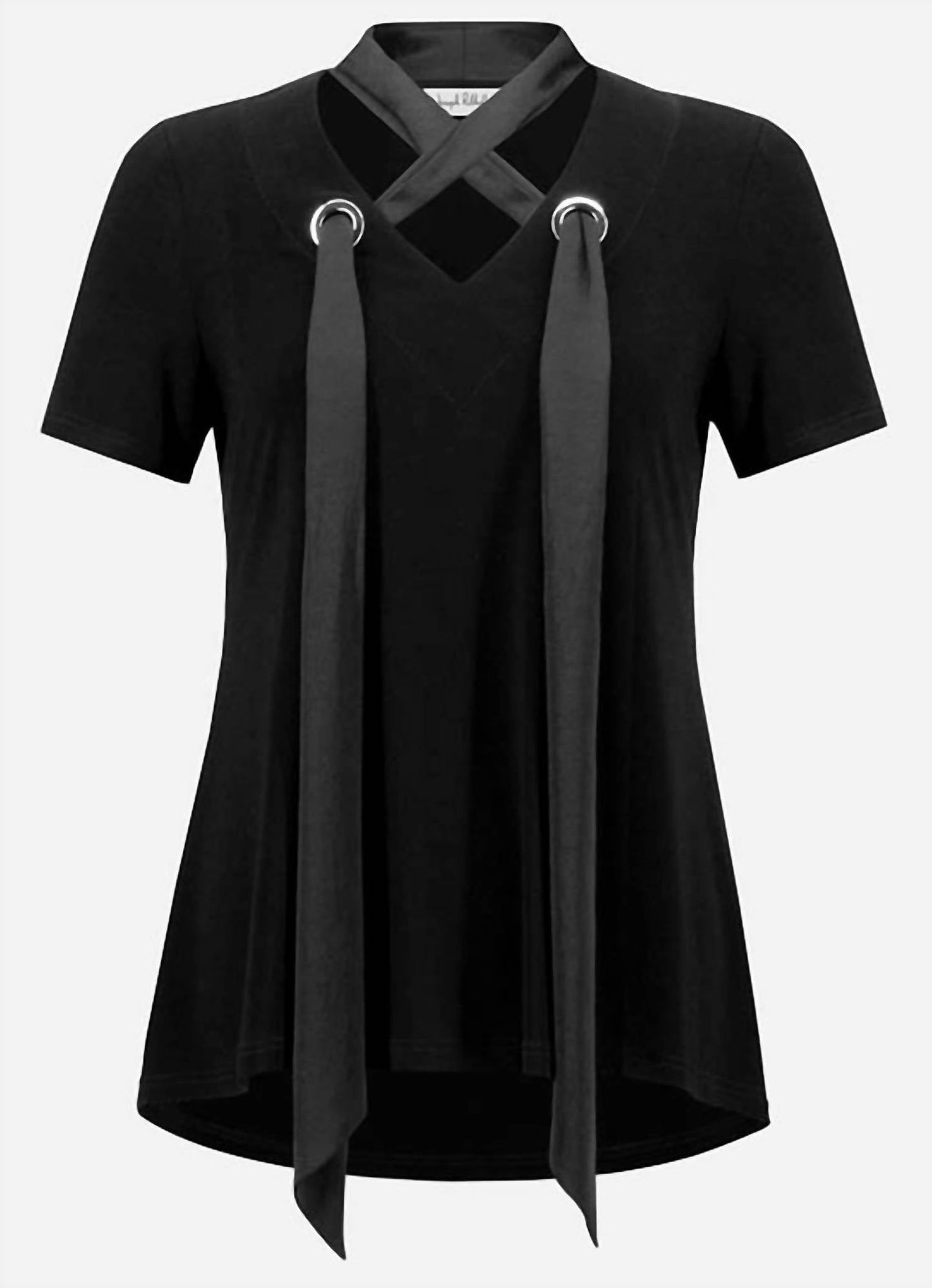 Joseph Ribkoff - Satin Scarf Top