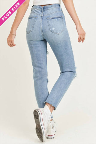 Risen - Deena Relaxed Fit Skinny Denim - VOLUME