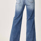 Risen - Curvy Wide Leg Straight Jeans